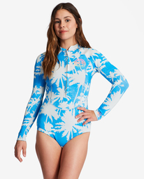 1 1/1mm Salty Dayz - Long Sleeve Springsuit for Women Blue ABJW400106 Billabong