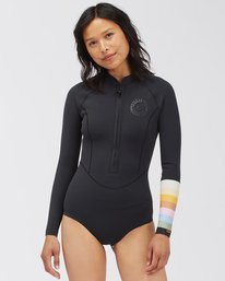 0 1/1 Salty Dayz Light Long Sleeve Spring Suit Black ABJW400106 Billabong