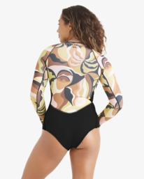 2 Salty Dayz Long Sleeve Springsuit Yellow ABJW400119 Billabong