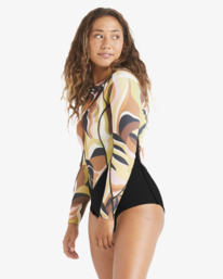 1 Salty Dayz Long Sleeve Springsuit Yellow ABJW400119 Billabong
