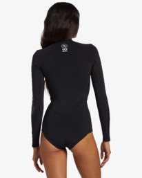 2 1 mm Coral Gardeners Light Long Sleeve Springsuit Black ABJW400125 Billabong