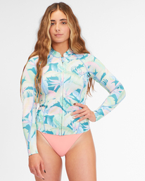 1 1mm Peeky Wetsuit Jacket Green ABJW800100 Billabong