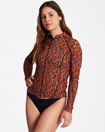 3 1mm Peeky Wetsuit Jacket Orange ABJW800100 Billabong