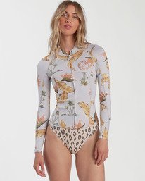 1 1mm Peeky Wetsuit Jacket White ABJW800100 Billabong