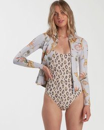 2 1mm Peeky Wetsuit Jacket White ABJW800100 Billabong