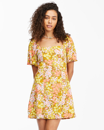 billabong, Paradise Mini Dress, MOSS (mos) PARADISE MINI ABJWD00225