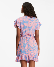 2 Wrap And Roll Woven Dress Pink ABJWD00247 Billabong