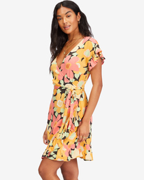 1 Wrap And Roll Woven Dress Multicolor ABJWD00247 Billabong