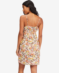 2 Feelin Blue Mini Slip Dress Multicolor ABJWD00249 Billabong