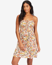 0 Feelin Blue Mini Slip Dress Multicolor ABJWD00249 Billabong