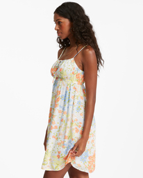 1 Feelin Blue Mini Slip Dress White ABJWD00249 Billabong