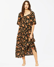 2 Swept Away Midi Dress Black ABJWD00327 Billabong