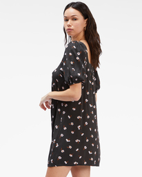 2 Bay Side Babydoll Dress Black ABJWD00337 Billabong