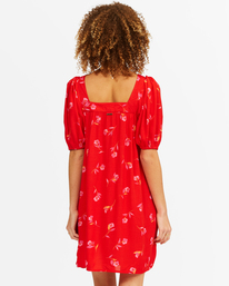 2 Bay Side Babydoll Dress Red ABJWD00337 Billabong