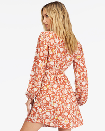 3 Spring Romance Mini Wrap Dress Red ABJWD00354 Billabong