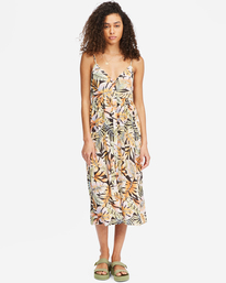 0 Venice Babe Midi Slip Dress Black ABJWD00355 Billabong