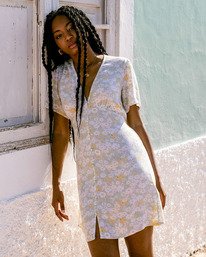 billabong, Melody Dress, HONEY DEW (gbq0) MELODY DRESS ABJWD00383