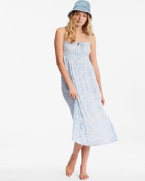billabong, Summer Daydream Midi Slip Dress, SALT CRYSTAL (scs) Summer Daydream - Midi Dress for Women ABJWD00424