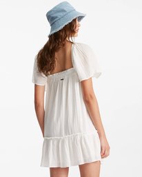2 She's A Doll Babydoll Dress White ABJWD00432 Billabong