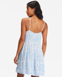 2 Glow Up Babydoll Dress White ABJWD00437 Billabong