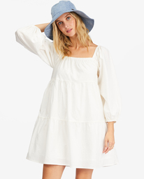 billabong, Love Crush Babydoll Dress, SALT CRYSTAL (scs) LOVE CRUSH ABJWD00460