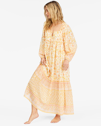 1 Endless Sunset Long Sleeve Maxi Dress White ABJWD00470 Billabong