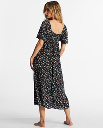 billabong, True Romance Midi Dress, BLACK PEBBLE (bpb) True Romance - Floaty Dress for Women ABJWD00478