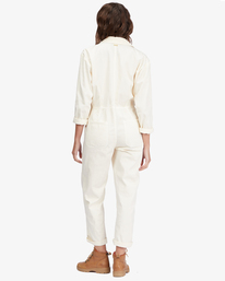 3 Keepin It Real Jumpsuit White ABJWD00483 Billabong