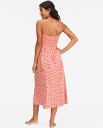 2 Venice Babe Midi Slip Dress Orange ABJWD00500 Billabong