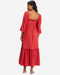 3 Magic Hour Midi Dress Red ABJWD00506 Billabong