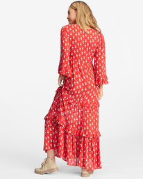 1 Time After Time - Robe longue pour Femme Rouge ABJWD00508 Billabong