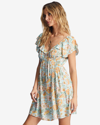 1 Enchant Me Mini Dress Blue ABJWD00530 Billabong