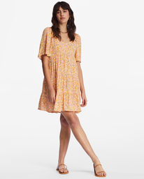 2 Take A Chance - Jurk in babydoll stijl voor Dames Orange ABJWD00544 Billabong