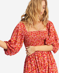 3 Paradise Days Mini Dress Pink ABJWD00555 Billabong