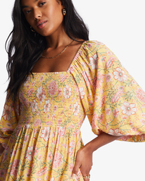 3 Paradise Days Mini Dress Yellow ABJWD00555 Billabong