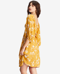 3 Paradise Days Mini Dress Yellow ABJWD00555 Billabong