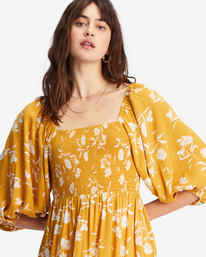 4 Paradise Days Mini Dress Yellow ABJWD00555 Billabong