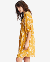 2 Paradise Days Mini Dress Yellow ABJWD00555 Billabong