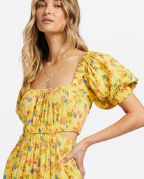 5 Dare To Bare - Mini Dress for Women Yellow ABJWD00576 Billabong