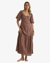 0 Paradise Cove Dress Brown ABJWD00579 Billabong