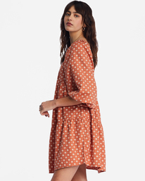 2 Love Crush Babydoll Dress Red ABJWD00581 Billabong
