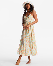 1 Rebel Heart Midi Slip Dress White ABJWD00582 Billabong