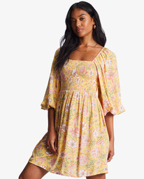 3 Paradise Days - Mini Dress for Women Yellow ABJWD00585 Billabong
