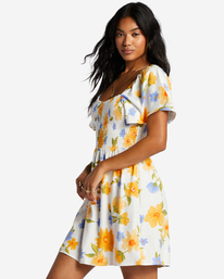 1 Sweet Side Mini Dress White ABJWD00597 Billabong