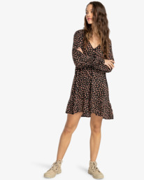 1 Free As Can Be - Vestido baby-doll para Mulher Preto ABJWD00603 Billabong