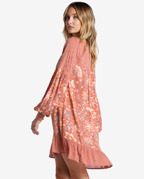 3 Free As Can Be - Babydoll-Kleid für Frauen Mehrfarbig ABJWD00603 Billabong