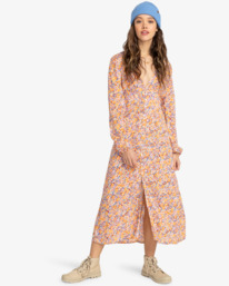 1 Cool Nights - Midikleid für Frauen Mehrfarbig ABJWD00611 Billabong
