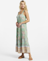 2 La Mer Midi Dress Green ABJWD00631 Billabong