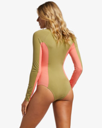 billabong, A/Div Biarritz Maillot une pièce manches longues, CEDAR (ced) A/DIV BIARRITZ BODYSUIT ABJWR00162
