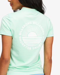 4 Core Loose Fit Short Sleeve Rashguard Green ABJWR00167 Billabong